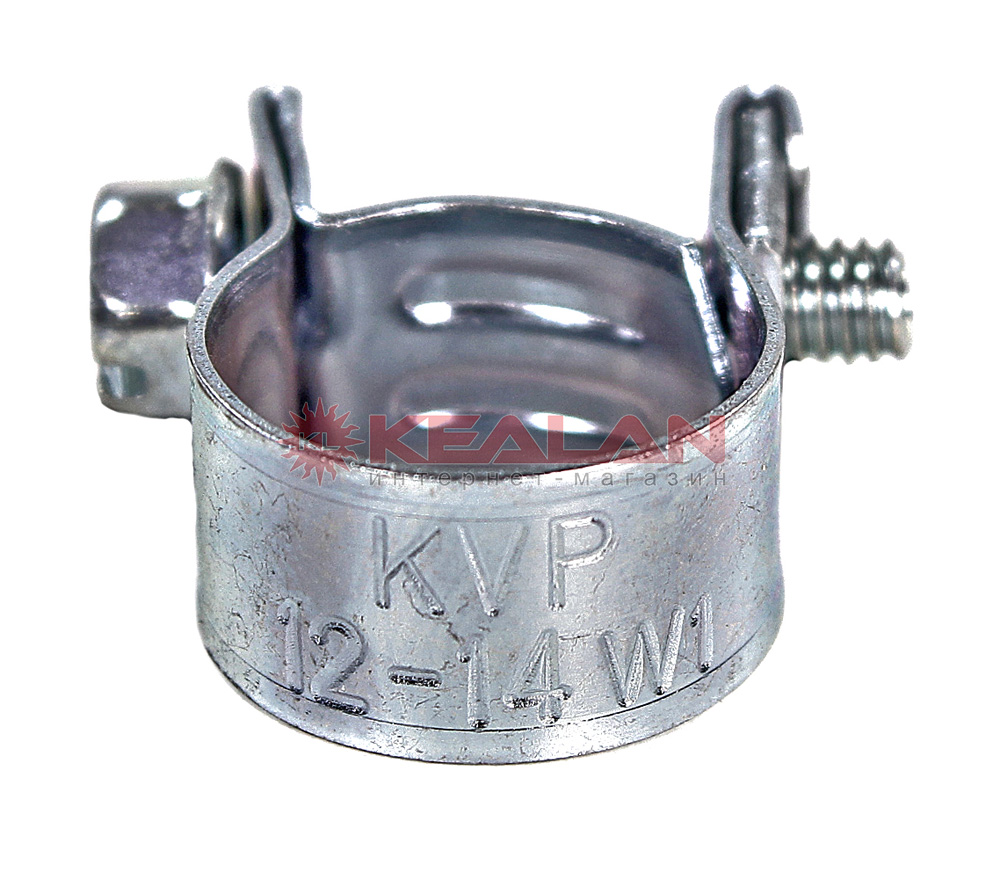 KVP Mini 12-14 W1 хомут стяжной, оцинкованная сталь