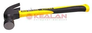 STAYER Fiberglass 2026-450_z01 молоток-гвоздодер с фиберглассовой рукояткой 450 г.