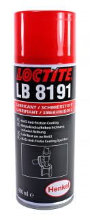 LOCTITE LB 8191 смазка на основе дисульфид-молибдена, спрей, 400 мл.