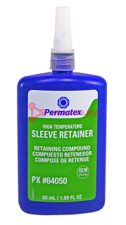 Permatex 64050 компаунд для монтажа гильз и цилиндрических деталей, термостойкий, 50 мл.