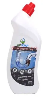 BIOSOAP средство для очистки канализационных труб, 750 мл.
