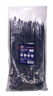 Картинка MixOne. 7,6х250 хомут-стяжка черный, 100 шт. от интентернет-магазина КЕАЛАН