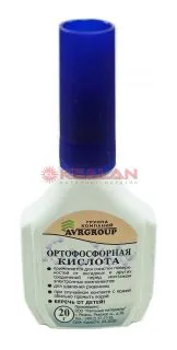 Кислота ортофосфорная, флюс, пластиковый флакон с капельницей, 20 мл.