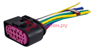 CARGEN AX81014 Разъем 1J0973737 (14pin) 14 контактов к фарам с газоразрядными лампами для Skoda, Vol
