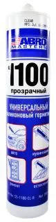 ABRO MASTERS SS-1100-CL санитарный герметик силиконовый универсальный, прозрачный, 280 мл.