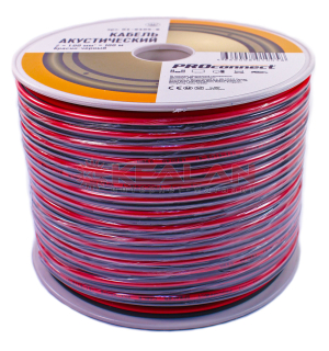 PROconnect 01-6105-6 акустический кабель, красно-черный, 2x1,00 мм².