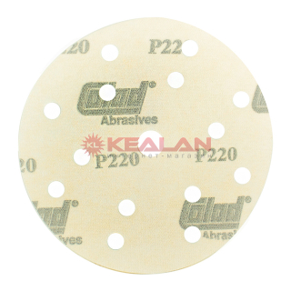 Colad диск абразивный, шлифовальный, Р220, D150, 8+6+1 отверстие