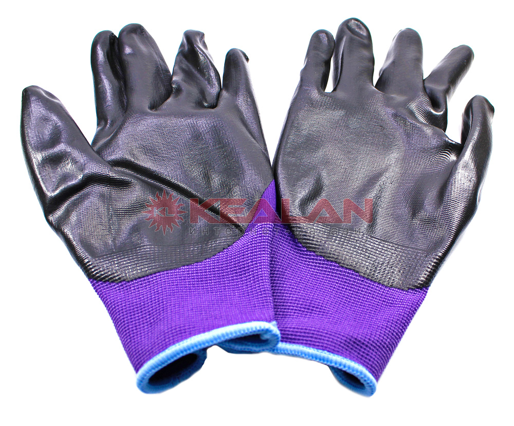 GWARD Oil Grip Plus перчатки нейлоновые со вспененным нитриловым покрытием, 3/4 облив, 9/L