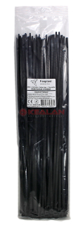 Fasplast 360x4.8 кабельные стяжки черные, морозостойкие, 100 шт.
