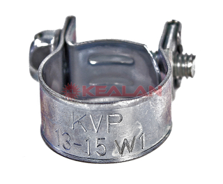 KVP Mini 13-15 W1 хомут стяжной, оцинкованная сталь
