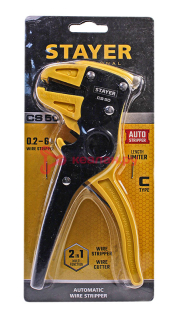STAYER 22636 Клещи-автомат для снятия изоляции, сечение провода 0,5-6,0мм