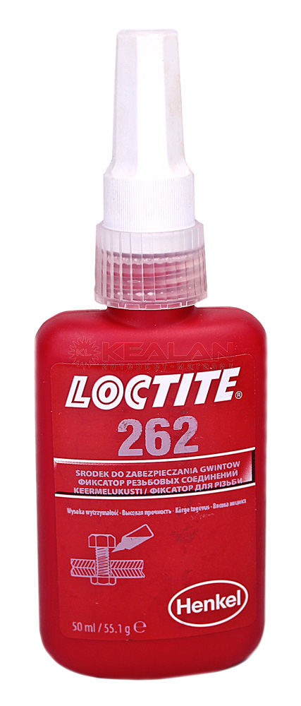 LOCTITE 262 фиксатор резьбовых соединений высокой/средней прочности, 50 мл.