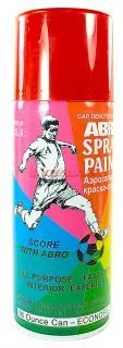 ABRO 73 краска-спрей стандартная, красная