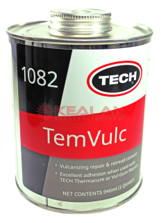 TECH TemVulc 1082 вулканизирующая жидкость, клей, для горячей вулканизации, 946 мл.