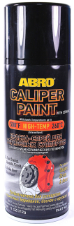 ABRO CP-555-BLK краска-спрей для тормозных суппортов, черная, 312 г.