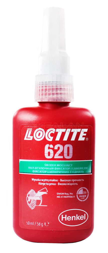LOCTITE 620 вал-втулочный фиксатор, высокопрочный, зеленый, 50 мл.