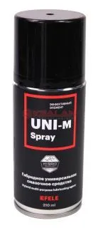 EFELE UNI-M SPRAY гибридное универсальное смазочное средство, 210 мл.
