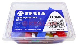 TESLA FT pack набор предохранителей ножевого типа, стандарт, 100 шт.