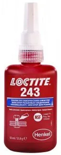 LOCTITE 243 резьбовой фиксатор средней прочности, голубой, 50 мл.