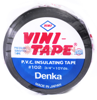 Denka Vini Tape изоляционная лента, черная, 19 мм, 9 м.