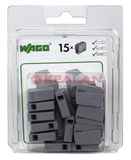 WAGO клеммы 224-101/996-015 сечение 2,5мм2, серые, блистер 15 шт.