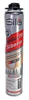 Sila Pro TopGun 70, профессиональная монтажная пена, 880 мл.