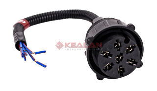 CARGEN AX535 разъем байонет (розетка) 4573732215 (7pin) 7 контактов габаритных фонарей для ЗИЛ.