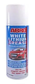 ABRO LG-380 смазка белая литиевая, аэрозоль, 284 г.
