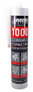 ABRO MASTERS AS-1000-BLK-RE герметик акриловый, черный, 310 мл.