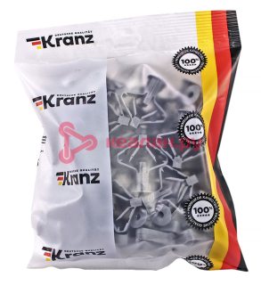 KRANZ дюбель для гипсокартона бабочка 10х50мм, пакет (50 шт/уп)