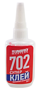 ABRO MASTERS SG-702-050-RE суперклей высокой вязкости, 50 г.