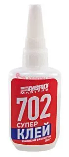 ABRO MASTERS SG-702-050-RE суперклей высокой вязкости, 50 г.