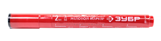 ЗУБР ММ-400 круглый меловой маркер красный, 2 мм.