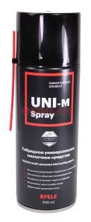 EFELE UNI-M SPRAY гибридное универсальное смазочное средство, 520 мл.