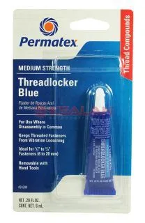 Permatex 24200 фиксатор резьбы средней фиксации, синии, 6 мл.