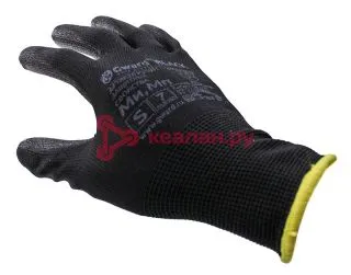 GWARD Black перчатки нейлоновые черного цвета с полиуретановым покрытием, 7/S
