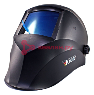 KRANZ маска сварщика с черным минеральным стеклом DIN 9