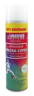 ABRO MASTERS SP-015-L-AM-REP грунтовка-спрей белая, +20%, 310 г.