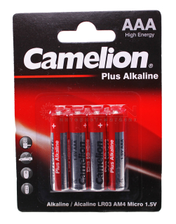 Camelion LR03 BL4 алкалиновая батарейка, 4 шт.