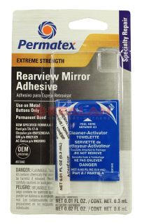 Permatex 81840 клей для зеркала заднего вида OEM, 0,6 мл.
