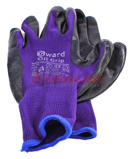GWARD Oil Grip перчатки нейлоновые со вспененным нитриловым покрытием, размер 10/XL