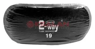 TECH 2-Way 19BK заплатка для ремонта камер, 150 х 70 мм.