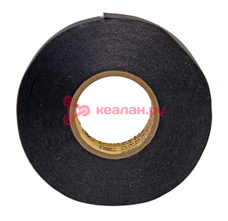 YongLe HX9523D fabric изолента автомобильная, тканевая, черная, 0,23 мм, 19 мм, 25 м.