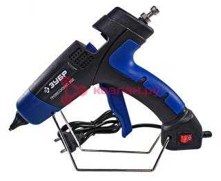 ЗУБР 200 электрический термоклеевой пистолет, 11 мм, выход клея 20 г/мин.