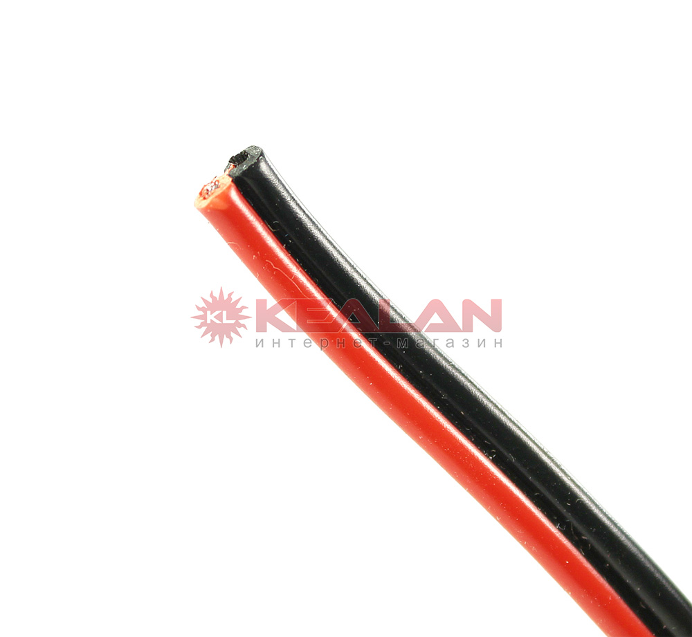 REXANT 01-6105-3 кабель акустический, красно-черный, 2x1,00 мм², 100 м.