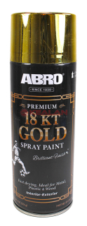 ABRO SP-318-RE краска-спрей акриловая (золото премиум)
