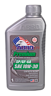 ABRO MO-SB-10-30-SP-1L масло моторное полусинтетическое SAE 10W30 SP, 1 л.