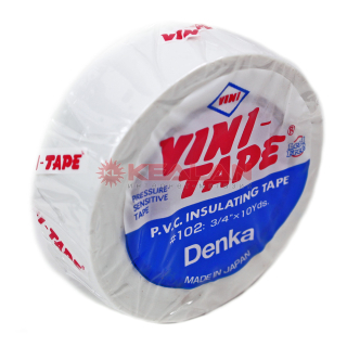 Denka Vini Tape Лента изоляционная, белая, 19 мм, 9 м.