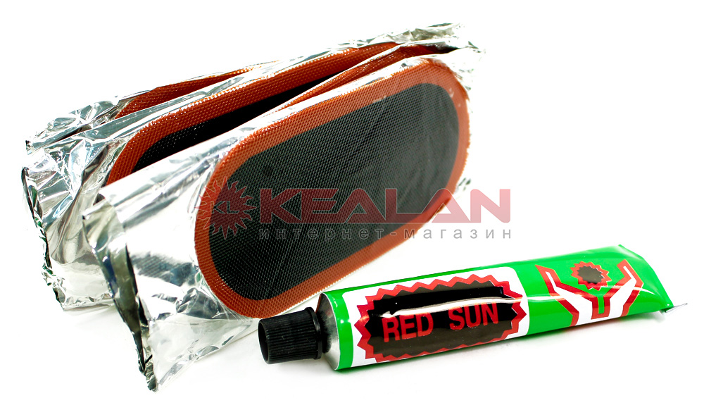 RED SUN набор резиновых латок для ремонта камер, 9 шт.