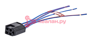 CARGEN AX34401 разъем 2108-3724357 межжгутовой 5-ти контактный гнездовой серии 2.8, с проводами 0,75